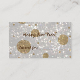フェスティバルグリッターハッピー新年 プレイスカード