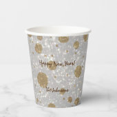フェスティバルグリッターハッピー新年 紙コップ (正面)