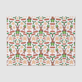 フェスティバルグリーンアンドレッドカースキークリスマストインデナー 薄葉紙