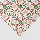 フェスティバルグリーンアンドレッドカースキークリスマストインデナー 薄葉紙 (詳細)