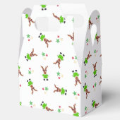 フェスティバルグリーンアンド金ゴールドカスキークリスマストインデナー フェイバーボックス (オープン)