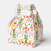 フェスティバルグリーンアンド金ゴールドカスキークリスマストインデナー フェイバーボックス (裏面サイド)