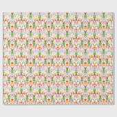 フェスティバルグリーンアンド金ゴールドカスキークリスマストインデナー ラッピングペーパー (フラット)