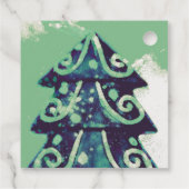 フェスティバルグリーンクリスマスツリーファミリーホリデー フェイバータグ (裏面)