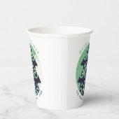 フェスティバルグリーンクリスマスツリーファミリーホリデー 紙コップ (右)