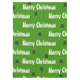 フェスティバルグリーンクリスマスツリー テーブルクロス