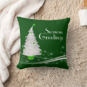 フェスティバルグリーンクリスマス クッション (ブランケット)