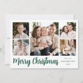 フェスティバルグリーンスクリプト5フォトコラージュ シーズンカード (正面)