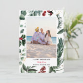 フェスティバルグリーンパインバウベリーメリークリスマス シーズンカード (スタンド正面)