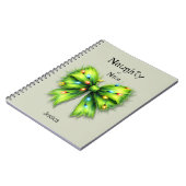 フェスティバルグリーンフューリーボウライトいけなまたはニース ノートブック (左側)