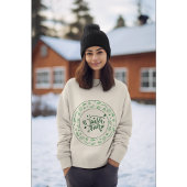 フェスティバルグリーンフローラデザイン冬をテーマにしたアパレル スウェットシャツ