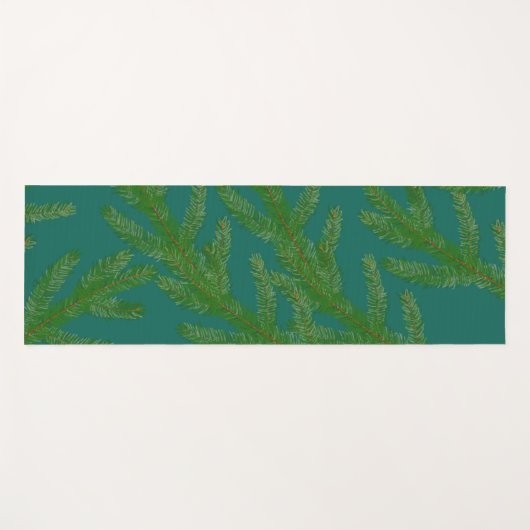 フェスティバルグリーンモアツリーブランチ ヨガマット (正面(横))