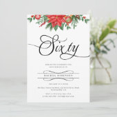 フェスティバルグリーンリーフローラホリデイ60th誕生日 招待状 (スタンド正面)