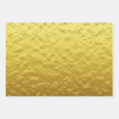 フェスティバルグリーンレッド&金ゴールドトナカイ ラッピングペーパーシート (正面3)