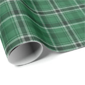 フェスティバルグリーン格子柄ホリデイ ラッピングペーパー (ロールコーナー)