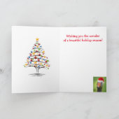 フェスティバルグースホリデークリスマスカード シーズンカード (内部)