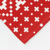 フェスティバルコギスクリスマスホリデーパターンクリスマス フリースブランケット (角)