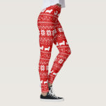 フェスティバルコギスクリスマスホリデーパターンクリスマス レギンス<br><div class="desc">ウェルシュ・コーギスのクリスマスレギンス。おもしろいは次の休日のパーティーのためリラックスか、自宅で。コーギおもしろいスとのデザインリスでそりを引っ張る。この犬のデザインを使った製品や、犬がテーマにしたユーモアのある贈り物を作る製品の詳細については、ジェンのドードル・ワールドを参照する。</div>