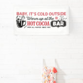 フェスティバルココアバーベンダー外の寒さ 横断幕 (インサイチュ)