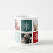 フェスティバルコラージュ |ホリデー写真マグカップ コーヒーマグカップ (中央)