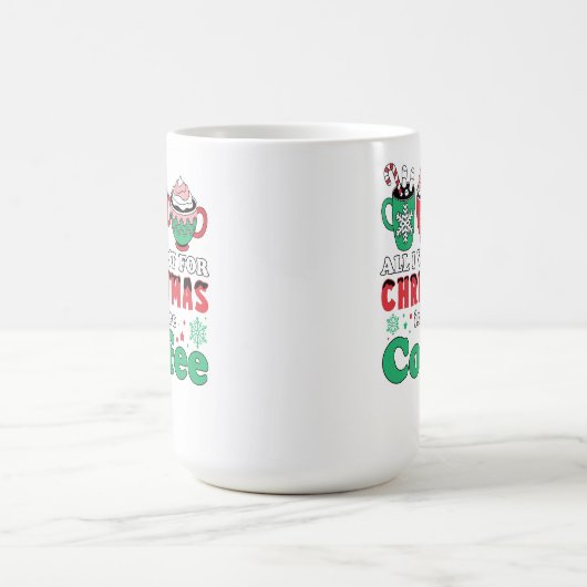 フェスティバルコーヒーカップとクリスマスことわざ コーヒーマグカップ (中央)