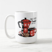 フェスティバルコーヒーカップとホリディトリートを表示 コーヒーマグカップ (左)