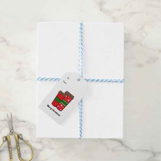 フェスティバルコーヒー飲料 ギフトタグ (より糸付き)