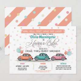 フェスティバルコーラルドライブバイベビーシャワーパレード 招待状