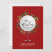 フェスティバルゴルフティーショットのクリスマスグリーン写真 シーズンカード (正面)