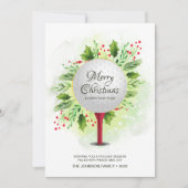 フェスティバルゴルフティーショットのクリスマスグリーン写真 シーズンカード (正面)