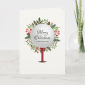 フェスティバルゴルフティーショットのクリスマスグリーン写真 シーズンカード (正面)
