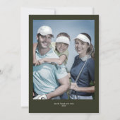 フェスティバルゴルフティーショットのクリスマスグリーン写真 シーズンカード (裏面)