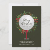 フェスティバルゴルフティーショットのクリスマスグリーン写真 シーズンカード (正面)