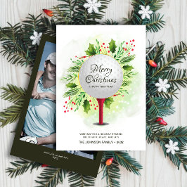 フェスティバルゴルフティーショットのクリスマスグリーン写真 シーズンカード
