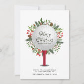 フェスティバルゴルフティーショットのクリスマスグリーン写真 シーズンカード (正面)