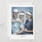 フェスティバルゴルフティーショットのクリスマスグリーン写真 シーズンカード (裏面)