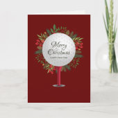 フェスティバルゴルフティーショットクリスマスグリーン シーズンカード (正面)