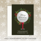 フェスティバルゴルフティーショットクリスマスグリーン シーズンカード