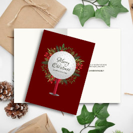 フェスティバルゴルフティーショットクリスマスグリーン シーズンカード