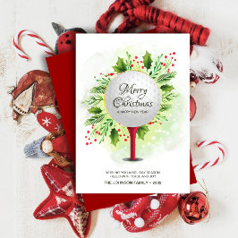 フェスティバルゴルフティーショットクリスマスグリーン シーズンカード