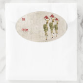 フェスティバルゴールデンギラッフェズギフトステッカー 楕円形シール (バッグ)