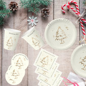 フェスティバルゴールデンツリークリスマスパーティの招待状 招待状