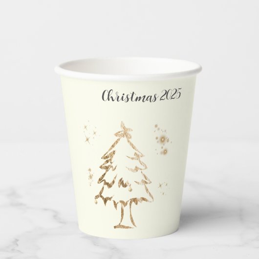 フェスティバルゴールデンツリークリスマスパーティー 紙コップ (正面)