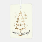 フェスティバルゴールデンツリークリスマスフォトツリーオーナメント メタルオーナメント (正面左)