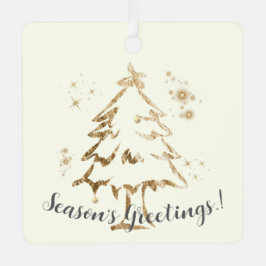 フェスティバルゴールデンツリークリスマスフォトツリーオーナメント メタルオーナメント