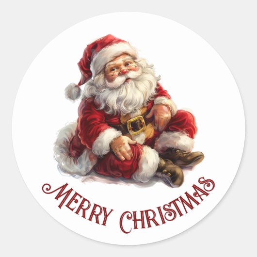 フェスティバルゴールデンティーセット、熱いチョコ、クリスマス ラウンドシール (正面)