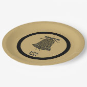 フェスティバルゴールデンホリデーおもしろい ペーパープレート (アングル)