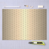 フェスティバルゴールデンメタリックスノーフレーククリスマス 薄葉紙 (クラフト)