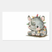 フェスティバルサイ 長方形シール (正面)