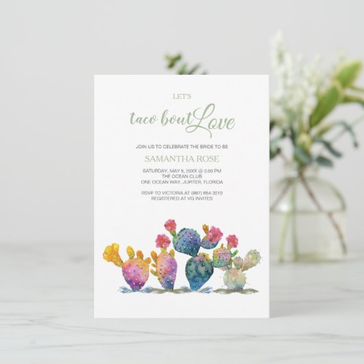 フェスティバルサボスブライダルシャワーフェスタ 招待状 (スタンド正面)